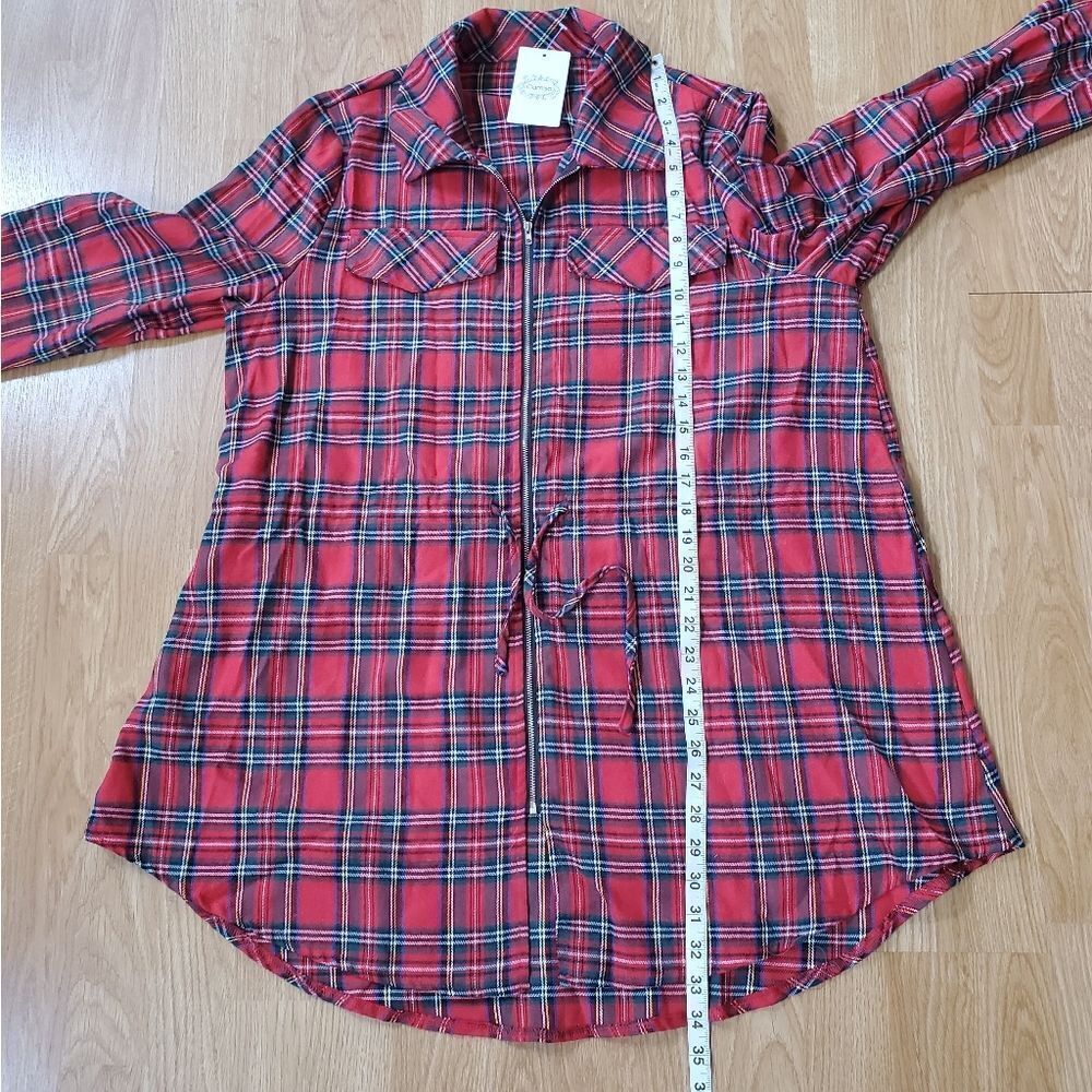 Camisa Zip-Up Tunic sz XXL - Picture 9 of 13